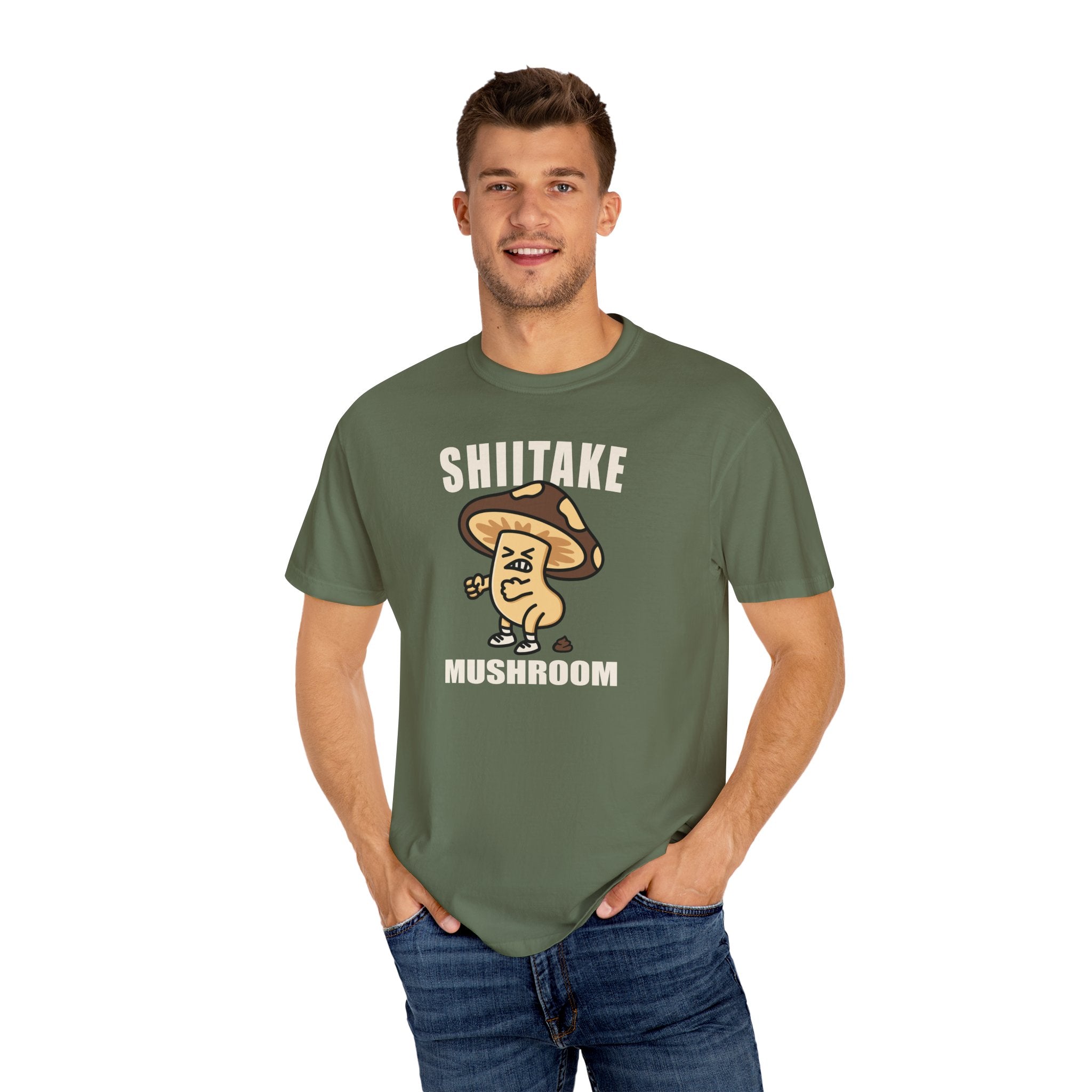 Shiitake Mushroom Cute Graphic T-Shirt