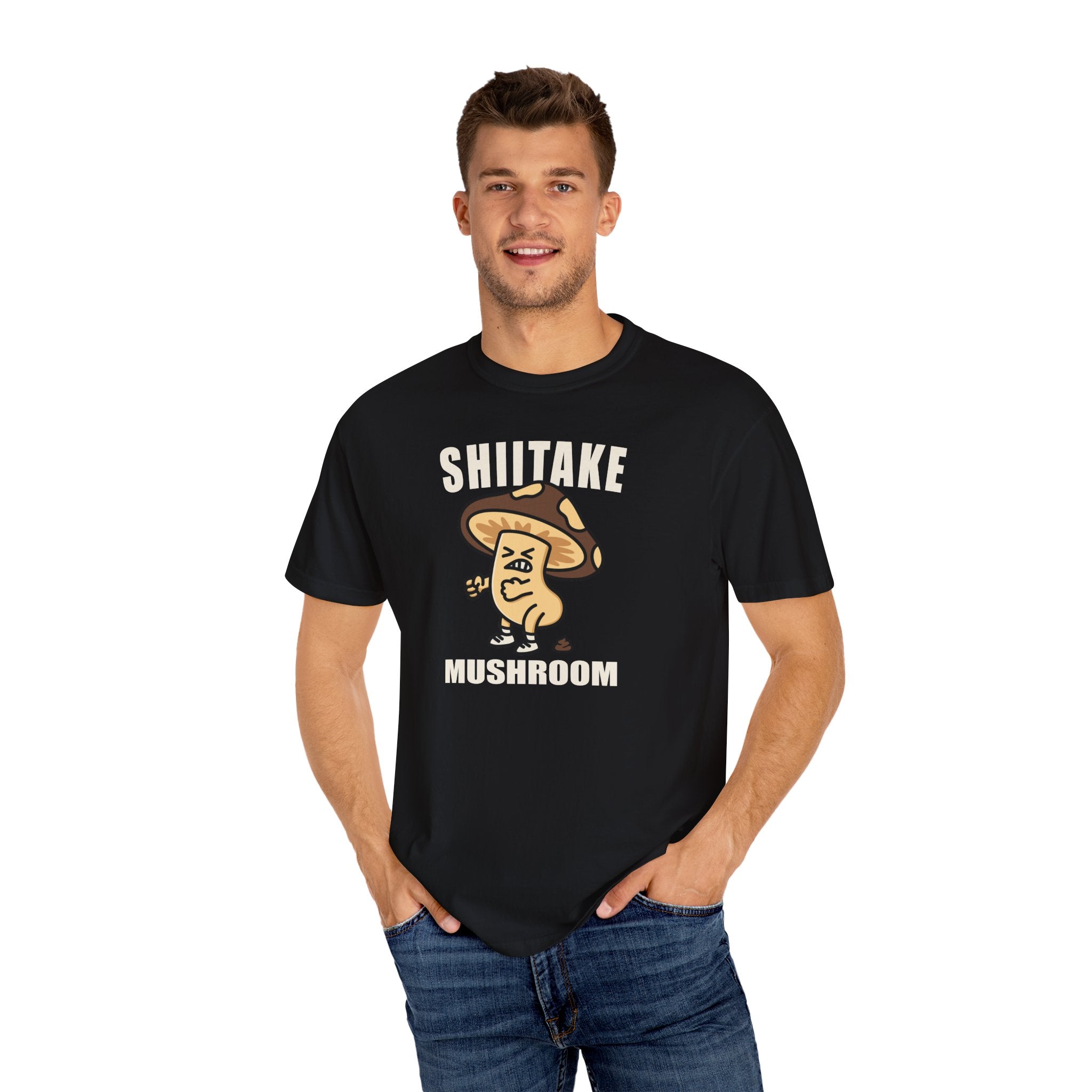 Shiitake Mushroom Cute Graphic T-Shirt